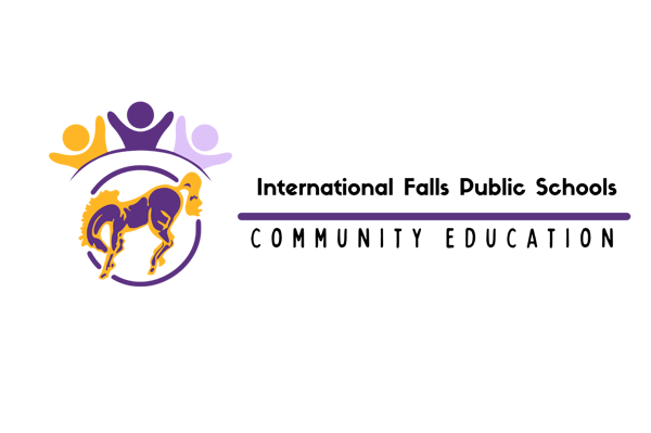 International Falls Community Ed Logo